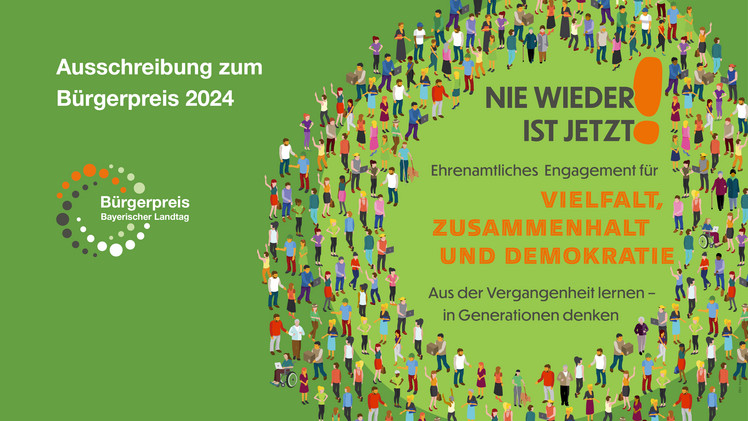 Ausschreibung Bürgerpreis 2024 © Bildarchiv Bayerischer Landtag