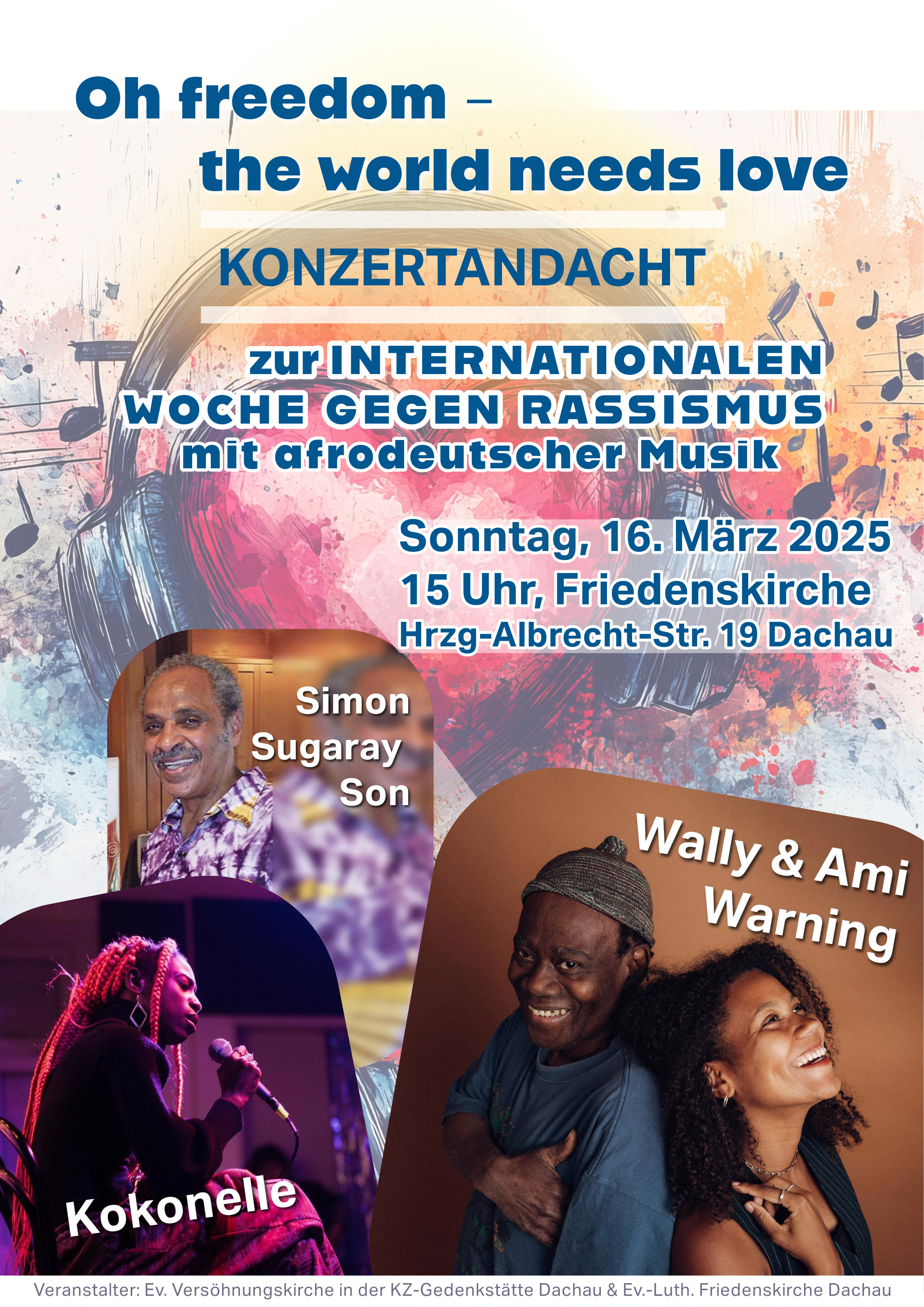Plakat zur Afro-Deutscher Konzertandacht