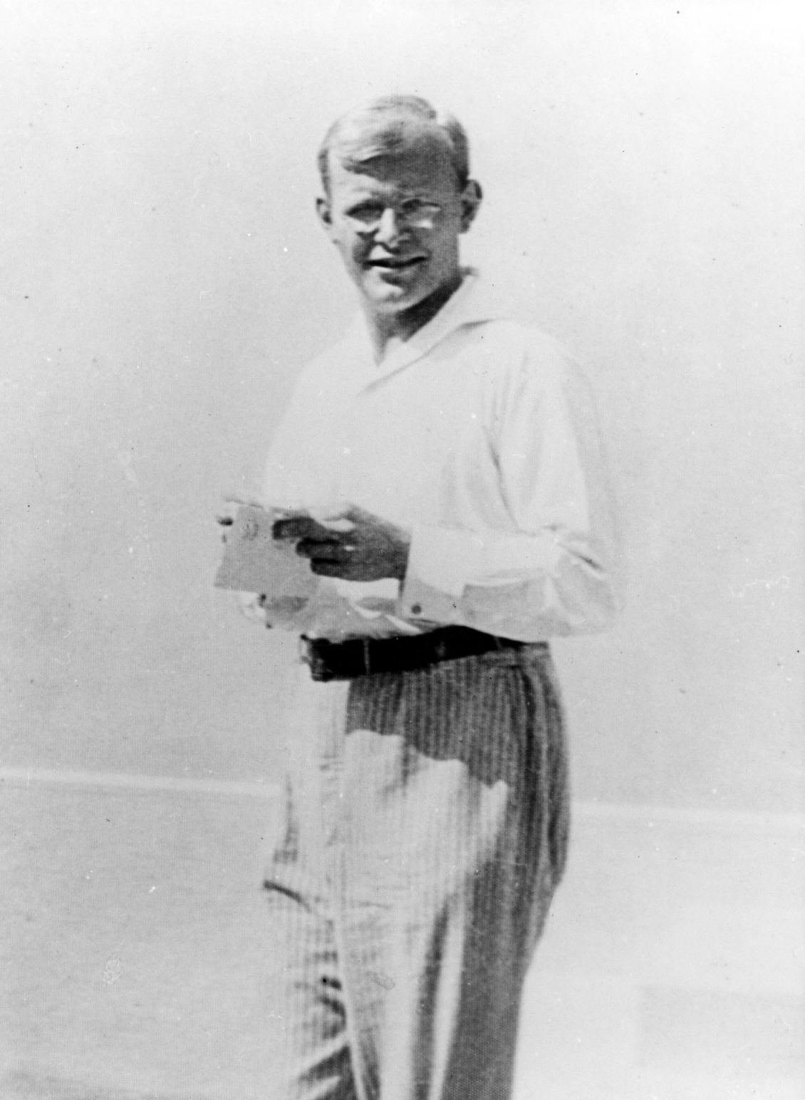 Dietrich Bonhoeffer in Gland am See (Schweiz), 1932. Staatsbibliothek zu Berlin