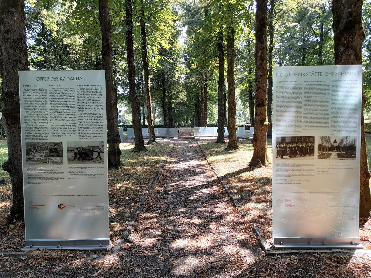 Ehrenhain I, Friedhof am Perlacher Forst, München. Foto: Stiftung Bayerische Gedenkstätten