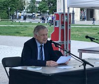 Verbrannt, doch nicht vernichtet: Stiftungsdirektor Freller liest Joseph Roth bei „München liest aus verbrannten Büchern“