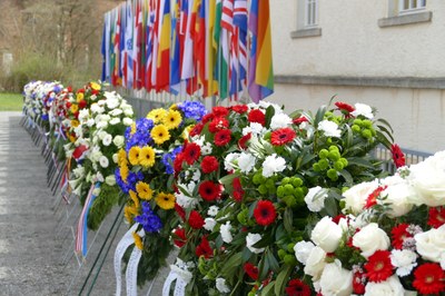 Feierlichkeiten anlässlich des 79. Jahrestages der Befreiung des Konzentrationslagers Flossenbürg