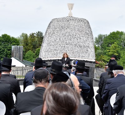 Conference European Rabbis (CER): Gedenkakt in der KZ-Gedenkstätte Dachau zum Abschluss
