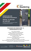 Einweihung von Gedenk- und Informationstafeln in Kaufering